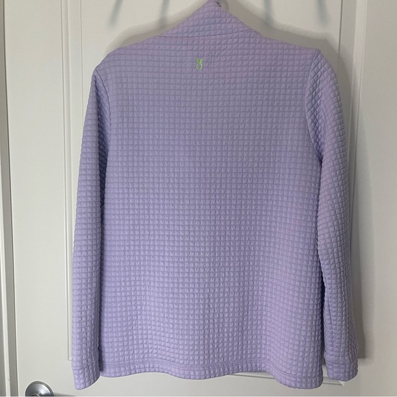 Dudley Stephens Pocomo Pullover Lilac Waffle Size M NWOT - Picture 3 of 6